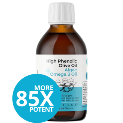 algae omega 3s with high phenolic olive oil by milestone