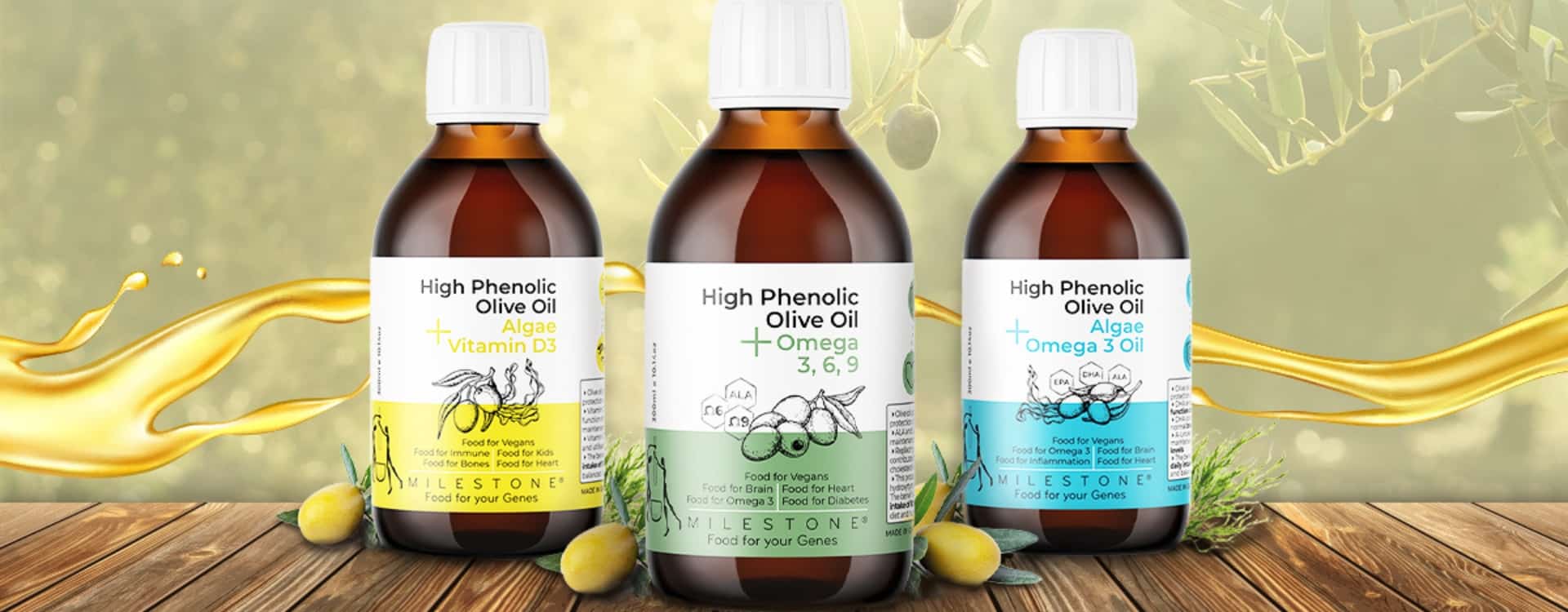 Natural Pregnancy Wellness Olive & Algae Omega3s MILESTONE®