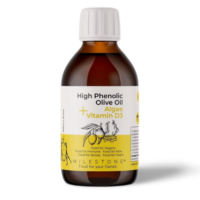 medical high-phenolic olive oil with vitamin d3 from algae