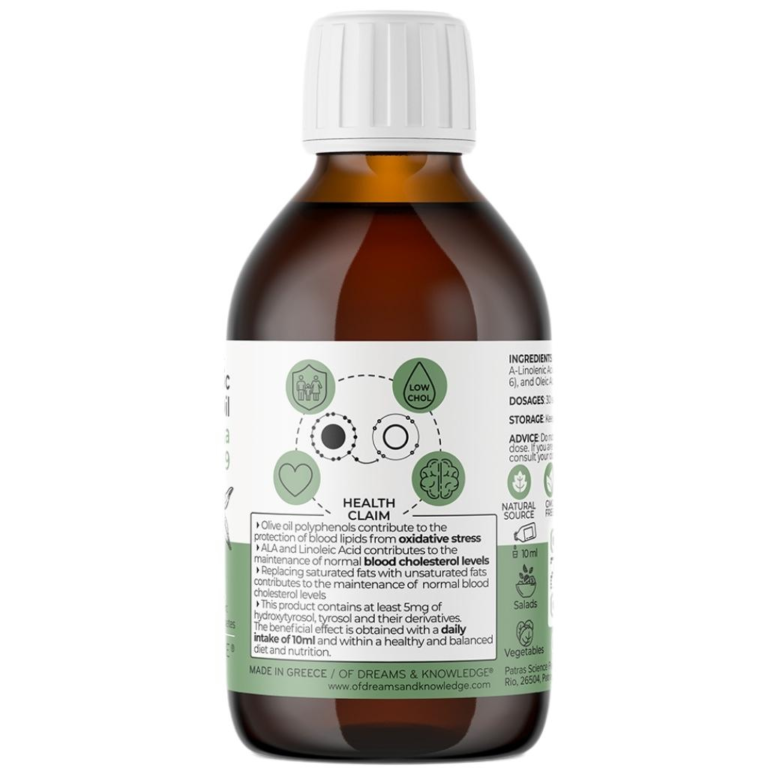 High Phenolic Olive Oil with plant based Omega 3 6 9 MILESTONE®